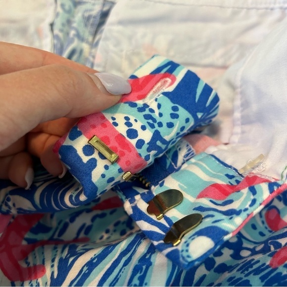 NWT Lilly Pulitzer Resort White She She Shells Chipper Shorts Size 4 - Picture 5 of 12